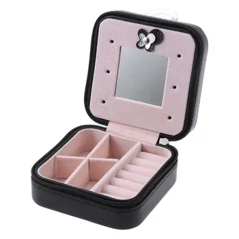 1pc Jewelry Boxes PU Leather Portable Zipper Ring Case Jewelry Storage Boxes Necklace Organizer Earring Holder for Home Travel
1pc Jewelry Boxes PU Leather Portable Zipper Ring Case Jewelry Storage Boxes Necklace Organizer Earring Holder for Home Travel