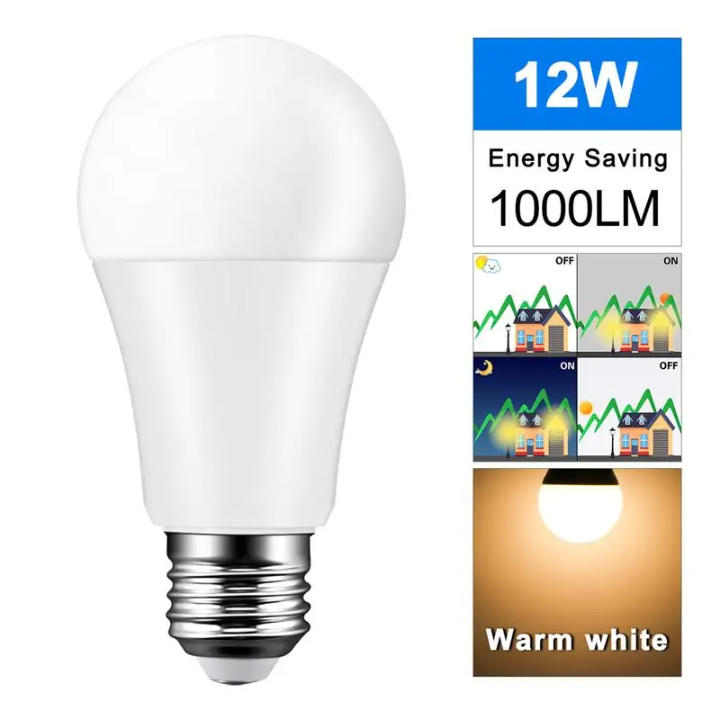 Konesky 12W 8LED Night Light E27 Ball Bulb Auto Sensor Light Dusk On Dawn Off Light Outdoor Use For Garden Courtyard Wall
Konesky 12W 8LED Night Light E27 Ball Bulb Auto Sensor Light Dusk On Dawn Off Light Outdoor Use For Garden Courtyard Wall