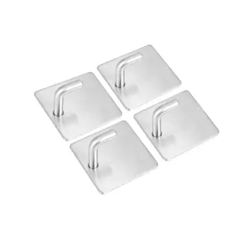 4Pcs/lot Stainless Steel Self Adhesive Towel Wall Hanger Clothes Rack for Bathroom Door Hat Scarf Handbag Storage Hanger
4Pcs/lot Stainless Steel Self Adhesive Towel Wall Hanger Clothes Rack for Bathroom Door Hat Scarf Handbag Storage Hanger