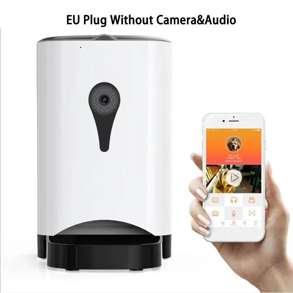 US/AU/EU 4.5L Pet Feeder Wifi Remote Control Fashion Smart Automatic Pet Feeder Dogs Cat Food Rechargable With Video Monitor
US/AU/EU 4.5L Pet Feeder Wifi Remote Control Fashion Smart Automatic Pet Feeder Dogs Cat Food Rechargable With Video Monitor
