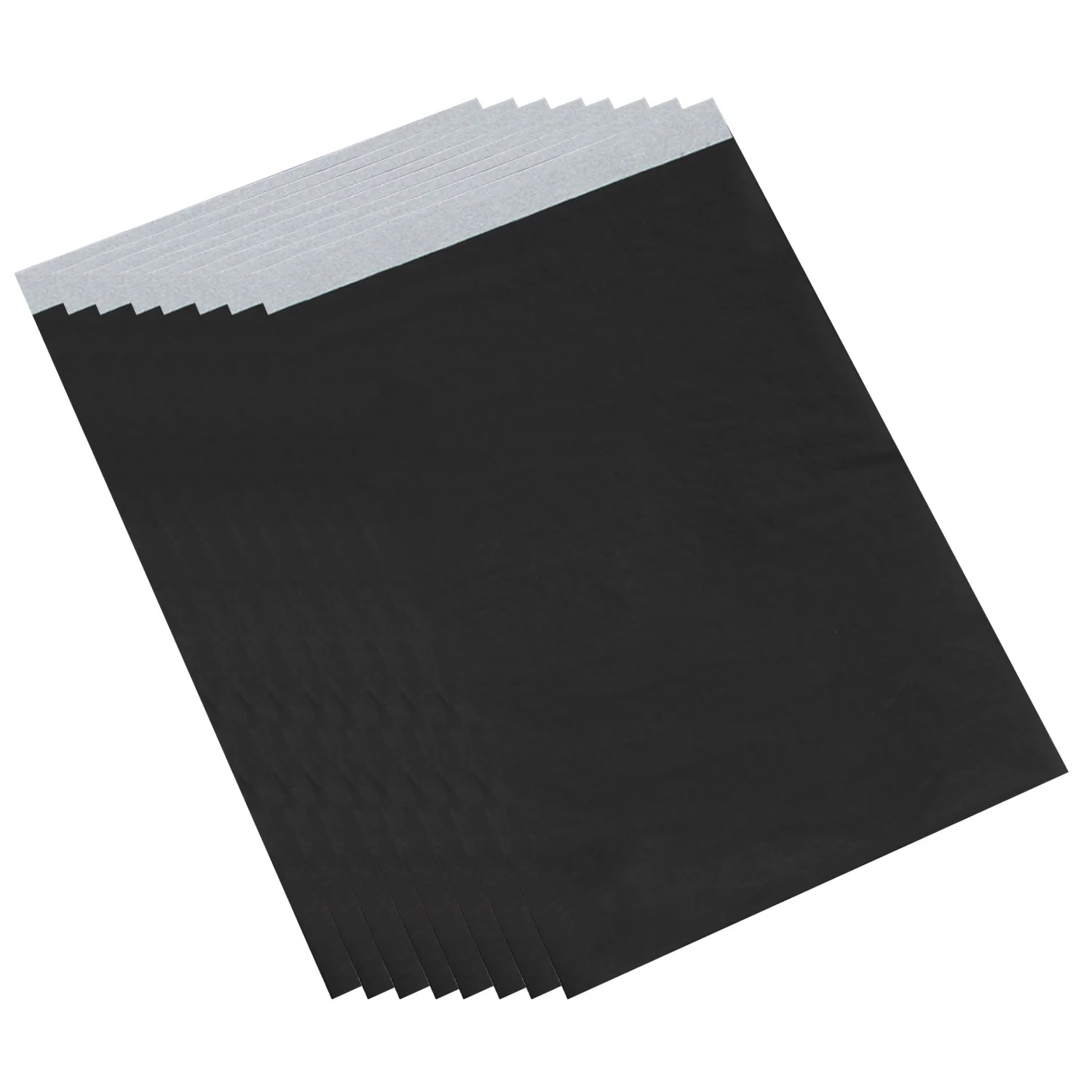 Фото 100 листов односторонняя многоразовая углеродная переводная черная бумага