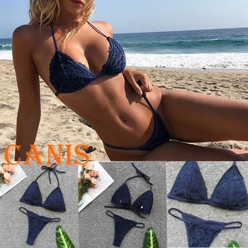 Meihuida Swimming Suit For Women Sexy Bikini Women Push-up Padded Bandage Bikini Set Swimsuit Triangle Swimwear Two-Piece Suits
Meihuida Swimming Suit For Women Sexy Bikini Women Push-up Padded Bandage Bikini Set Swimsuit Triangle Swimwear Two-Piece Suits