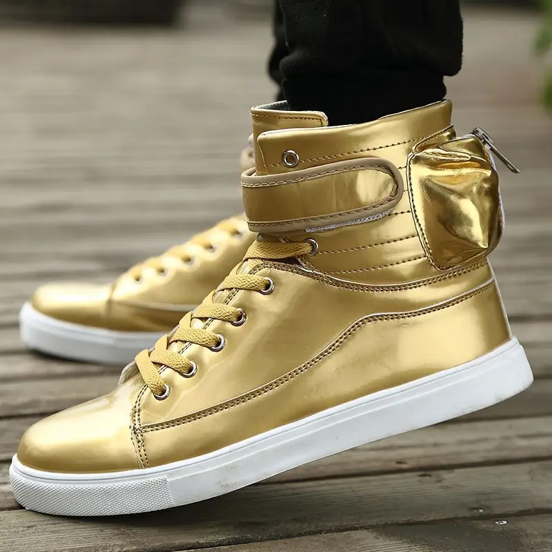 2018 New Style Autumn White Sneakers Male Tide High-Top Silver Casual Shoes Mens Shoes the British Students shoes
2018 New Style Autumn White Sneakers Male Tide High-Top Silver Casual Shoes Mens Shoes the British Students shoes
