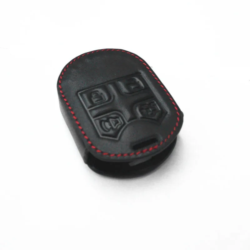 Black Leather Remote 4 Buttons Key Chain Holder Cover Fob for Smart key case cover For Ford F150
Black Leather Remote 4 Buttons Key Chain Holder Cover Fob for Smart key case cover For Ford F150