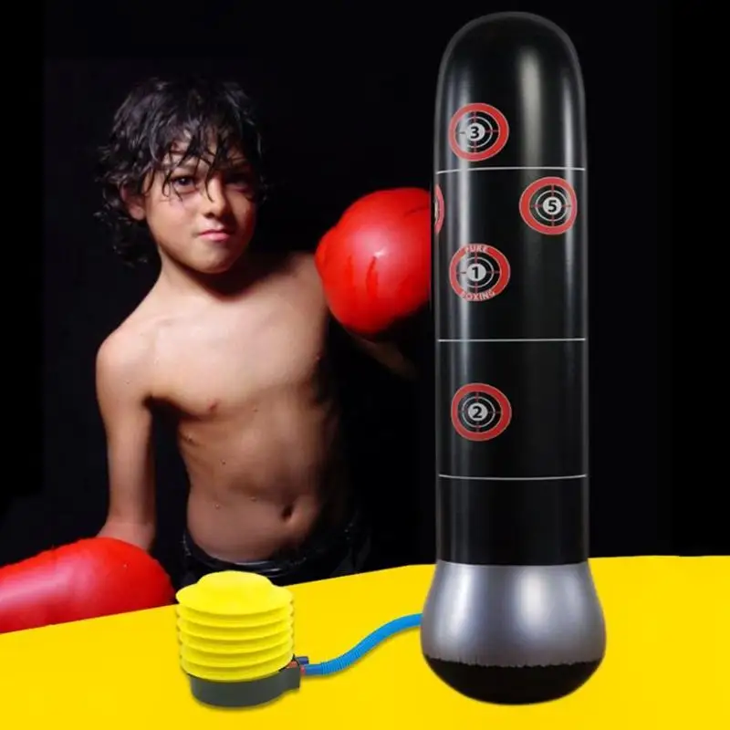 Inflatable Punching Bag Tumbler Training Fitness Bag for Children Kids Kick Fight Punching Bag Adult Free-Stand Tumbler Boxing
Inflatable Punching Bag Tumbler Training Fitness Bag for Children Kids Kick Fight Punching Bag Adult Free-Stand Tumbler Boxing