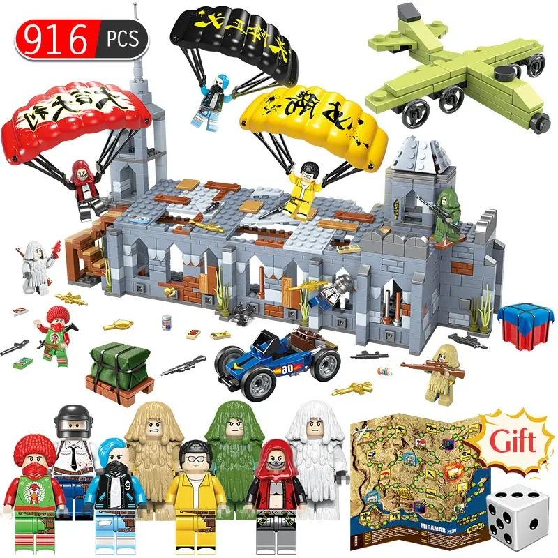 916PCS Chapel Fighting Battlegrounds Blocks Compatible Army Military City Police Weapon PUBG Building Blocks Kids Toys
916PCS Chapel Fighting Battlegrounds Blocks Compatible Army Military City Police Weapon PUBG Building Blocks Kids Toys