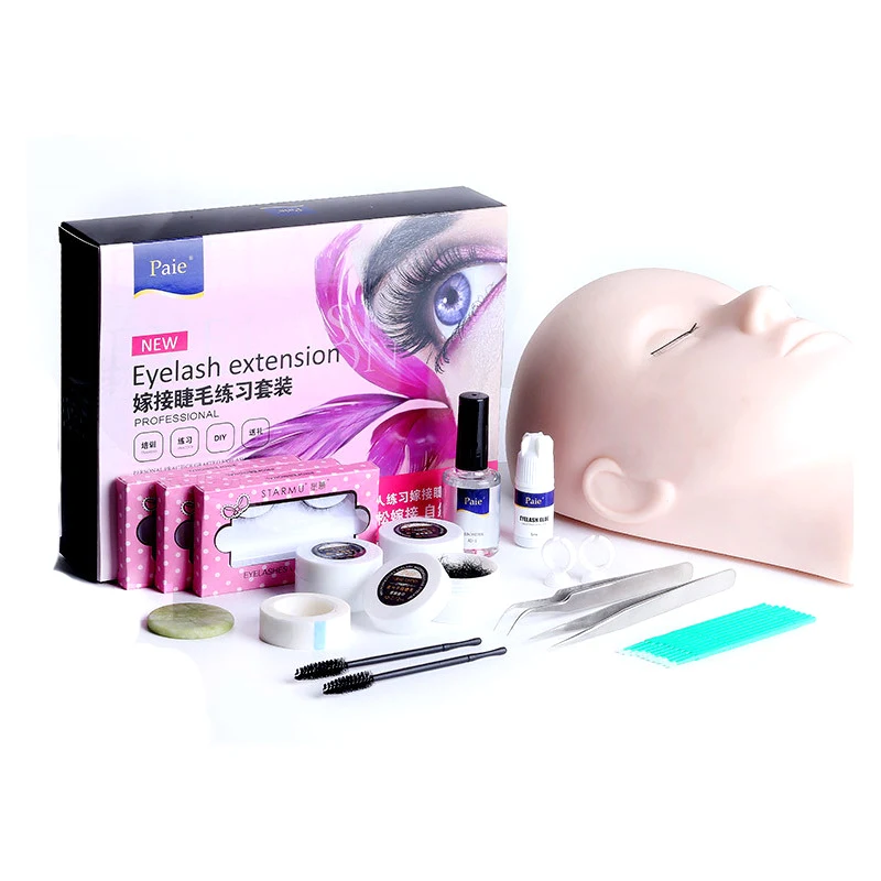 12PCs/Set Professional Training Head Model False Eyelashes Extension Practice Silicone Mannequin Head Cotton Swabs Tweezers Kit
12PCs/Set Professional Training Head Model False Eyelashes Extension Practice Silicone Mannequin Head Cotton Swabs Tweezers Kit