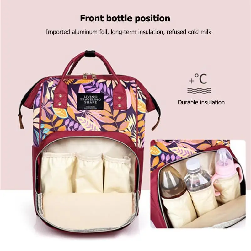 Large capacity Mummy Maternity Travel Backpacks Nylon Plant Print 2019 Stylish Baby Diaper Shoulder Bags Daily Casual Travel New
Large capacity Mummy Maternity Travel Backpacks Nylon Plant Print 2019 Stylish Baby Diaper Shoulder Bags Daily Casual Travel New