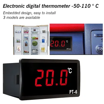 Vehicle Digital Thermometer Car Incubator Thermometer LED Temperature Meter Probe -50~110 C 12V 24V 110V With NTC Sensor
Vehicle Digital Thermometer Car Incubator Thermometer LED Temperature Meter Probe -50~110 C 12V 24V 110V With NTC Sensor