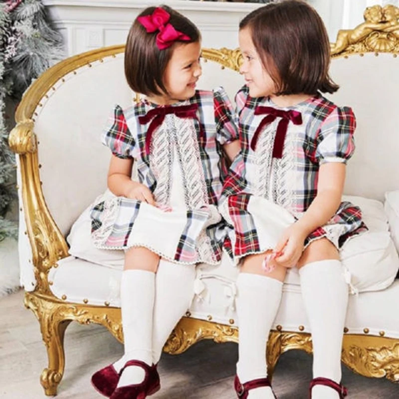 CANIS New Toddler Kids Baby Girl Vintage Dress Girl Plaid Lace Spanish Summer Party Shirt Dress 1-6T
CANIS New Toddler Kids Baby Girl Vintage Dress Girl Plaid Lace Spanish Summer Party Shirt Dress 1-6T