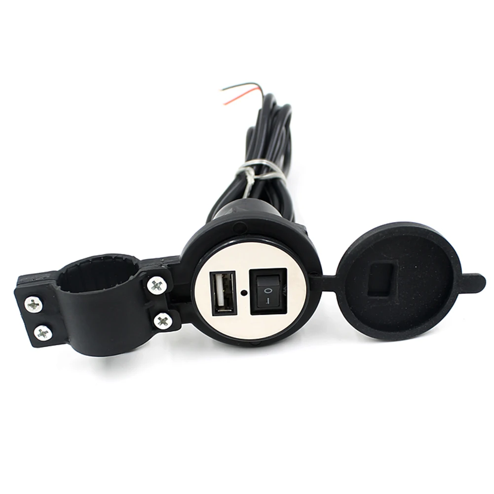 5V-1.5A USB Motorcycle Cigarette Socket Plug Waterproof Switch Motorcycle 12V Socket Motorbike Phone Charger Adapter
5V-1.5A USB Motorcycle Cigarette Socket Plug Waterproof Switch Motorcycle 12V Socket Motorbike Phone Charger Adapter