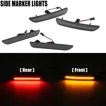 1Pair Front Amber / Rear Red LED Smoked Side Marker Lamps Turn Signals Lights For Ford For Mustang 2010 2011 2012 2013 2014
1Pair Front Amber / Rear Red LED Smoked Side Marker Lamps Turn Signals Lights For Ford For Mustang 2010 2011 2012 2013 2014