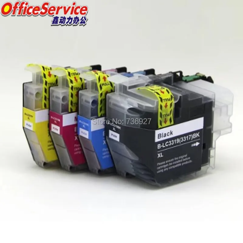 4X LC3319XL Compatible Ink Cartridge For Brother MFC-J5330DW/MFC-J5730DW/MFC-J6530DW/MFC-J6730DW/MFC-J6930DW printer
4X LC3319XL Compatible Ink Cartridge For Brother MFC-J5330DW/MFC-J5730DW/MFC-J6530DW/MFC-J6730DW/MFC-J6930DW printer