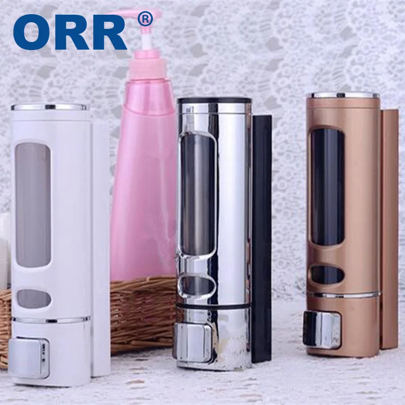 Soap Dispenser Wall Mount 400Ml Dispensador De Jabon Dispensers For Detergent Gold/Sliver/White Saboneteira Liquido Banheiro ORR 
Soap Dispenser Wall Mount 400Ml Dispensador De Jabon Dispensers For Detergent Gold/Sliver/White Saboneteira Liquido Banheiro ORR