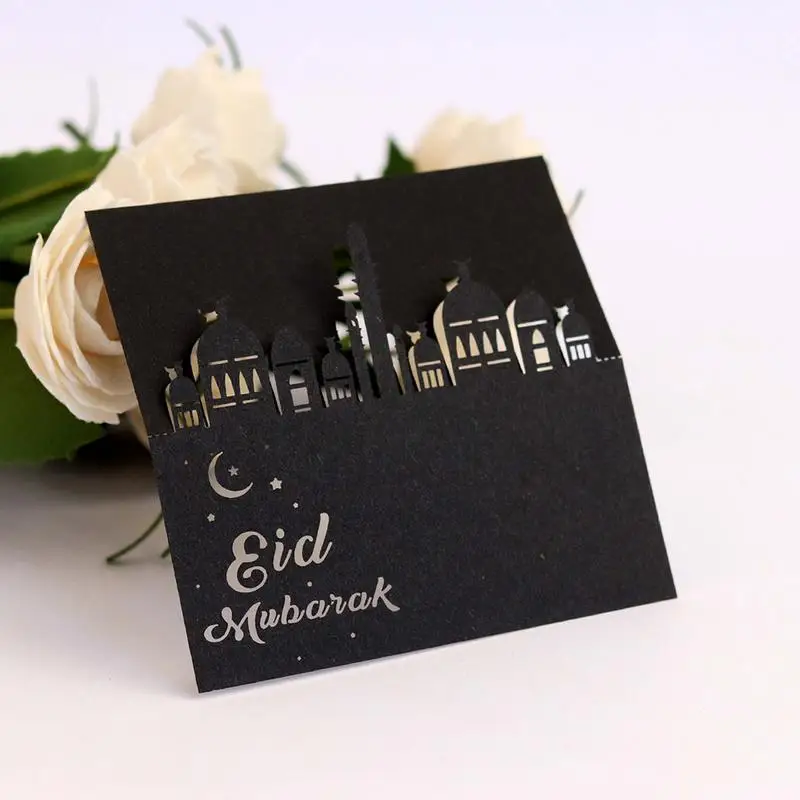 50Pcs Eid Mubarak Table Cards Golden Number Name Card Vintage Reception Table Ramadan Party Eid Mubarak Cutting Place Cards
50Pcs Eid Mubarak Table Cards Golden Number Name Card Vintage Reception Table Ramadan Party Eid Mubarak Cutting Place Cards