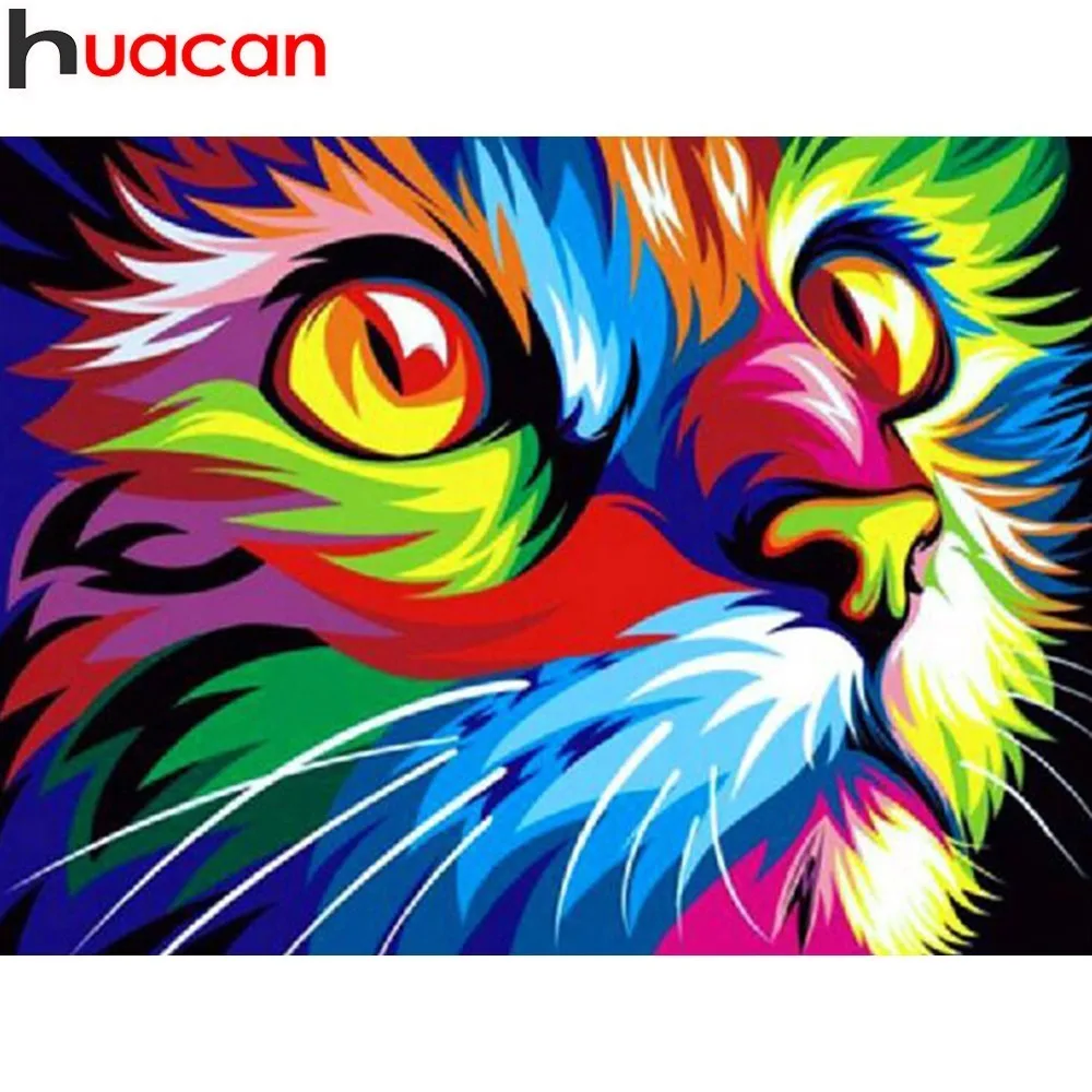 HUACAN Diamond Painting Full Square Cat 5D DIY Diamond Embroidery Animal Cross Stitch Mosaic Rhinestones Decor Home Gift
HUACAN Diamond Painting Full Square Cat 5D DIY Diamond Embroidery Animal Cross Stitch Mosaic Rhinestones Decor Home Gift