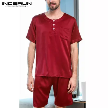 Plus Size 5XL Men Pajamas Set Soft Silk Satin Sets Men Sleepwear Tee Bottom Solid Underwear Male Summer Lounge Pyjamas Nightgown
Plus Size 5XL Men Pajamas Set Soft Silk Satin Sets Men Sleepwear Tee Bottom Solid Underwear Male Summer Lounge Pyjamas Nightgown