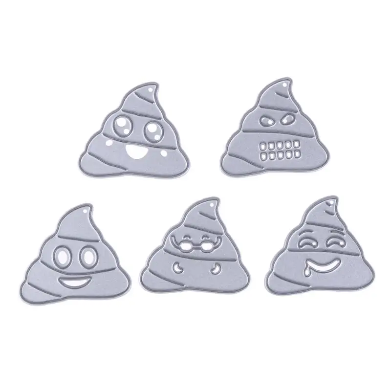 5Pcs Poop Shape Emoji DIY Cutting Dies Die Cut Metal Stencil Scrapbooking Photo Album Paper Cards Making Decorative Dies
5Pcs Poop Shape Emoji DIY Cutting Dies Die Cut Metal Stencil Scrapbooking Photo Album Paper Cards Making Decorative Dies
