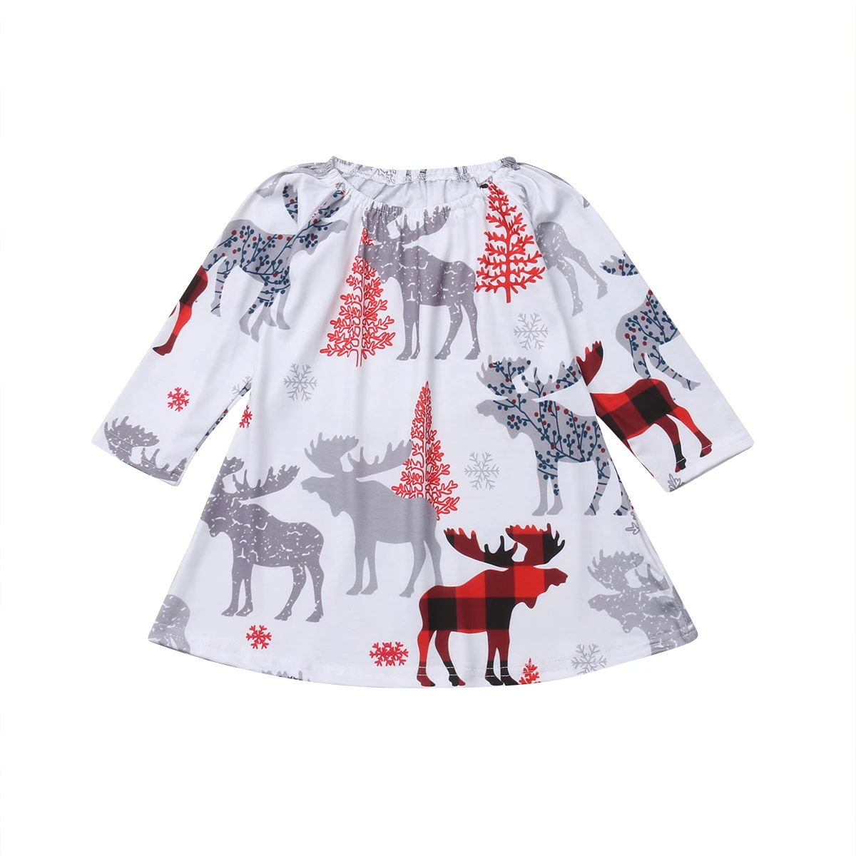Christmas Dress For Girls Toddler Kids Baby Girl Long Sleeve Dress Christmas Deer Party New year Dresses 1-6Y
Christmas Dress For Girls Toddler Kids Baby Girl Long Sleeve Dress Christmas Deer Party New year Dresses 1-6Y