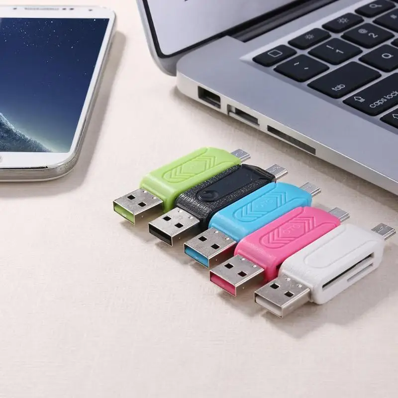 USB2.0 Micro USB OTG Card Reader for TF SD Memery Card Adapter for PC Mobile Phone Laptop Notebook High Quality OTG Card Reader
USB2.0 Micro USB OTG Card Reader for TF SD Memery Card Adapter for PC Mobile Phone Laptop Notebook High Quality OTG Card Reader