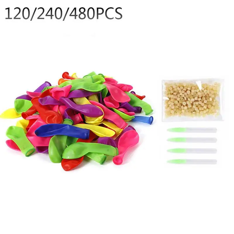 120/240/480 PCS Water Balloon Refill Pack With O Rings Party Magic Self Tying Bombs
120/240/480 PCS Water Balloon Refill Pack With O Rings Party Magic Self Tying Bombs