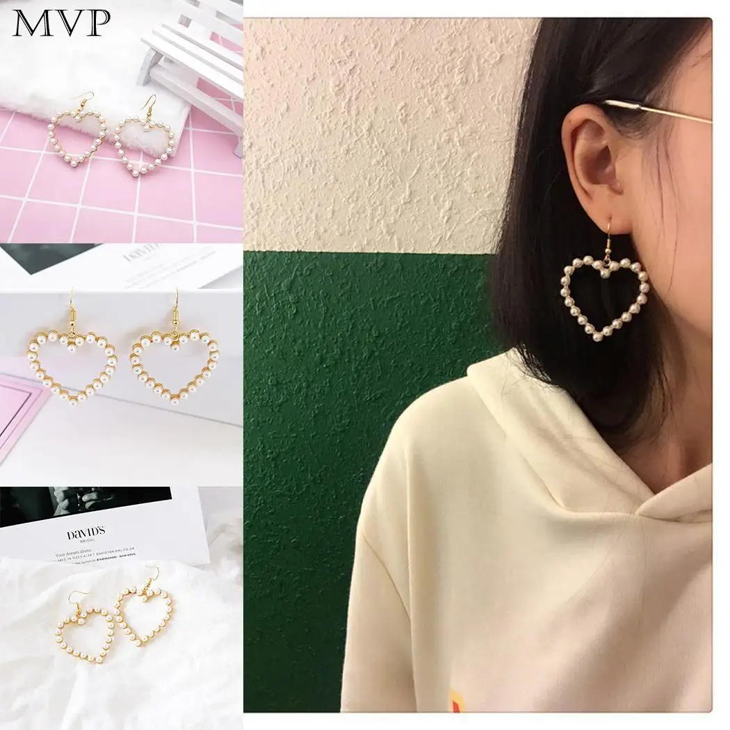 Plastic Pierced Shape Earrings Pearl Fashion Hook Drop Heart Women Gold Casual
Plastic Pierced Shape Earrings Pearl Fashion Hook Drop Heart Women Gold Casual