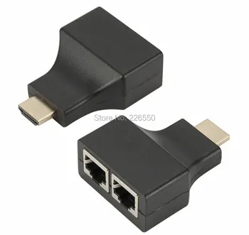100set Hdmi Over 30M dual Rj45 Cat5E Cat6 Utp LAN Ethernet Extender repetidor adaptador para HDTV 1080P HDTV
100set Hdmi Over 30M dual Rj45 Cat5E Cat6 Utp LAN Ethernet Extender repetidor adaptador para HDTV 1080P HDTV