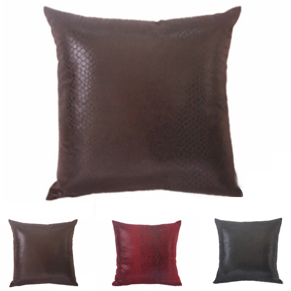Vintage Pillowcases 1x Pillow Cases Cover Faux Leather Throw Pillow Case Soft Room Scatter Pillowcase
Vintage Pillowcases 1x Pillow Cases Cover Faux Leather Throw Pillow Case Soft Room Scatter Pillowcase