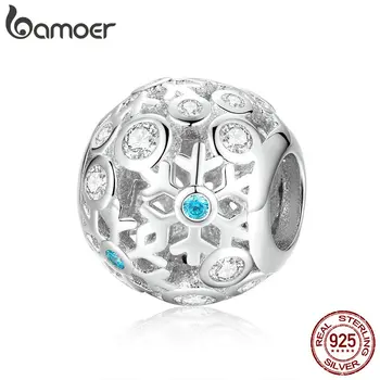 BAMOER Winter Collection Real 925 Sterling Silver Snowflakes Winter Beads Fit Charm Bracelets & Bangles Jewelry Making SCC988
BAMOER Winter Collection Real 925 Sterling Silver Snowflakes Winter Beads Fit Charm Bracelets & Bangles Jewelry Making SCC988