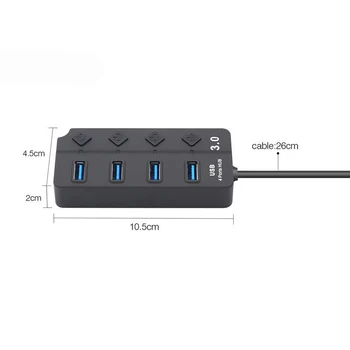 Usb Hub 3.0 5Gbps High Speed 4 Port Usb 3.0 Hub Splitter On/Off Switch For Macbook Laptop Pc
Usb Hub 3.0 5Gbps High Speed 4 Port Usb 3.0 Hub Splitter On/Off Switch For Macbook Laptop Pc