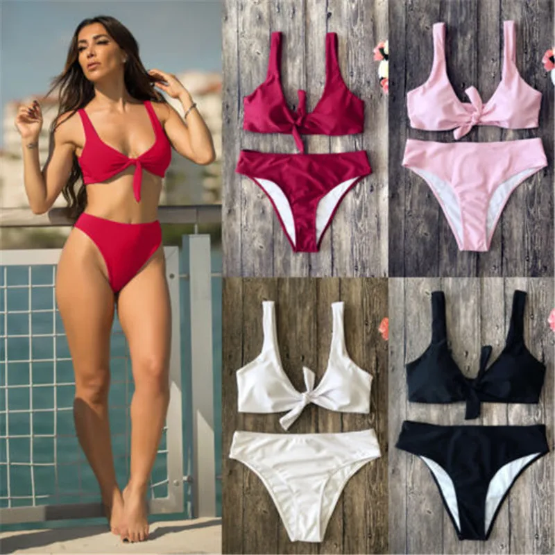Bikini Set 2019 Newest Sexy Solid Halter Bikinis Women Swimsuit Push Up Swimwear Brazilian Bathing Suits Beach Wear Swim Suits
Bikini Set 2019 Newest Sexy Solid Halter Bikinis Women Swimsuit Push Up Swimwear Brazilian Bathing Suits Beach Wear Swim Suits