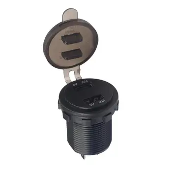 High Quality Boat Motorcycle Car 12V Dual USB Electronic Car Charger Adapter Socket w/Digital Voltmeter Ammeter Display Adapter
High Quality Boat Motorcycle Car 12V Dual USB Electronic Car Charger Adapter Socket w/Digital Voltmeter Ammeter Display Adapter