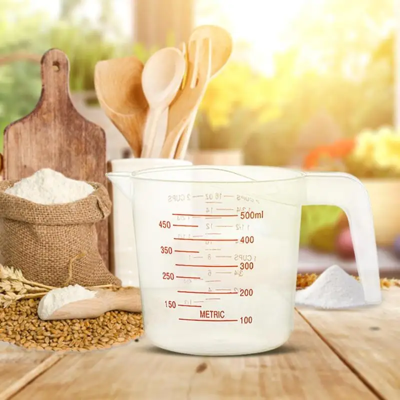 Plastic Measuring Cups Jug 250/500/1000ML Pour Spout Surface Container Measuring Jugs Kitchen Cooking Pastry Tool
Plastic Measuring Cups Jug 250/500/1000ML Pour Spout Surface Container Measuring Jugs Kitchen Cooking Pastry Tool