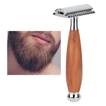 Classic and vintage Double Blade Safety Shaving Razor Manual Wood Handle Shaver Beard Trimmer Cutter As gift for Men
Classic and vintage Double Blade Safety Shaving Razor Manual Wood Handle Shaver Beard Trimmer Cutter As gift for Men