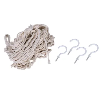 3 Pack hemp Rope Plant Hanger with 4 Pack Hanging Hooks, Flower Plant Holder for Indoor Outdoor Decorations (2 Pieces 122cm an
3 Pack hemp Rope Plant Hanger with 4 Pack Hanging Hooks, Flower Plant Holder for Indoor Outdoor Decorations (2 Pieces 122cm an