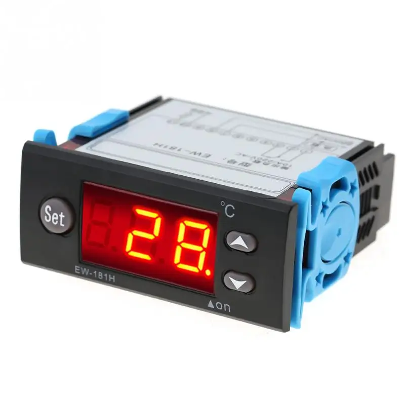 EW-181H Digital Temperature Controller Thermostat EW-181H Temperature Control Meter Temperature Instrument
EW-181H Digital Temperature Controller Thermostat EW-181H Temperature Control Meter Temperature Instrument