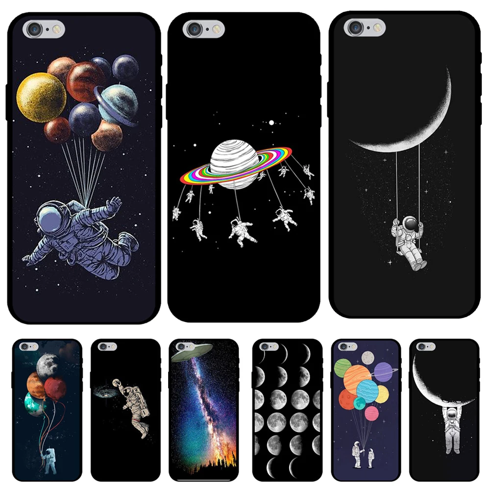 Starry Sky Phone Cases For iphone X XS MAX XR 8 7 6S 6 Plus 5 5S SE Case Cartoon Moon Planet Astronaut Pattern Soft TPU Cover
Starry Sky Phone Cases For iphone X XS MAX XR 8 7 6S 6 Plus 5 5S SE Case Cartoon Moon Planet Astronaut Pattern Soft TPU Cover