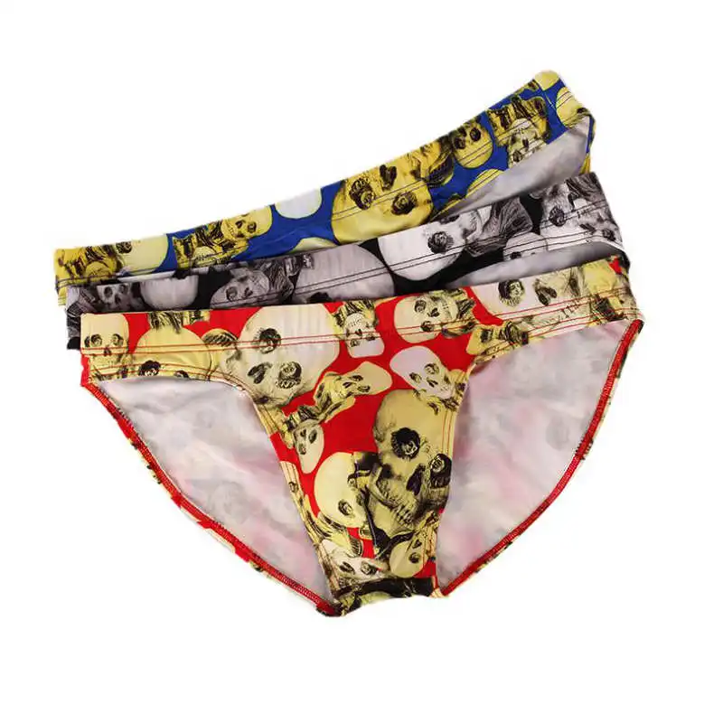 3 Pcs/Lot Men's Printing Underwear Briefs Sexy Mini Bikini Panties Mens Bulge Pouch Underwear Triangle Briefs Black Underpants
3 Pcs/Lot Men's Printing Underwear Briefs Sexy Mini Bikini Panties Mens Bulge Pouch Underwear Triangle Briefs Black Underpants