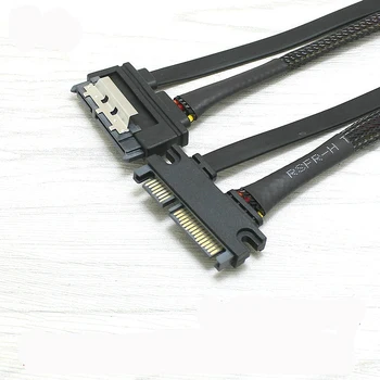 SATA 7+15Pin 22Pin Male to Female Adapter Data Extension Cable with Buckle Black 50cm
SATA 7+15Pin 22Pin Male to Female Adapter Data Extension Cable with Buckle Black 50cm