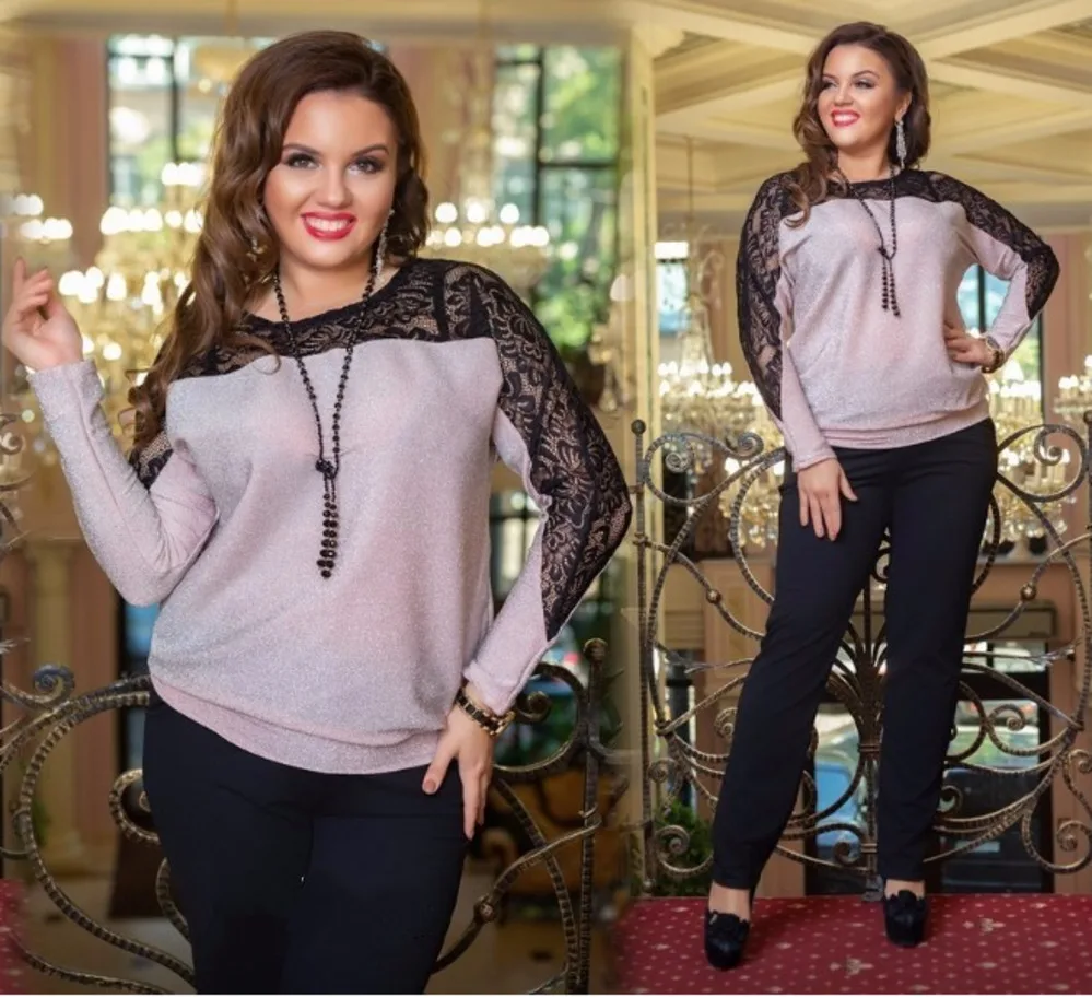 2019 Pink Ladies Tops Plus Size Blouse Women Sexy Lace Blouse Metallic Knit Elegant Long Sleeve Black Shirt Camisa Feminina
2019 Pink Ladies Tops Plus Size Blouse Women Sexy Lace Blouse Metallic Knit Elegant Long Sleeve Black Shirt Camisa Feminina