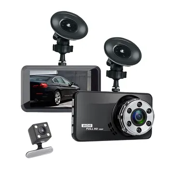 1Pc Dash Camera Wide Angle Night Vision Loop Recording 3 Inch 1080P G-Sensor Dual Camera Car Recorder +Rear View Camera
1Pc Dash Camera Wide Angle Night Vision Loop Recording 3 Inch 1080P G-Sensor Dual Camera Car Recorder +Rear View Camera