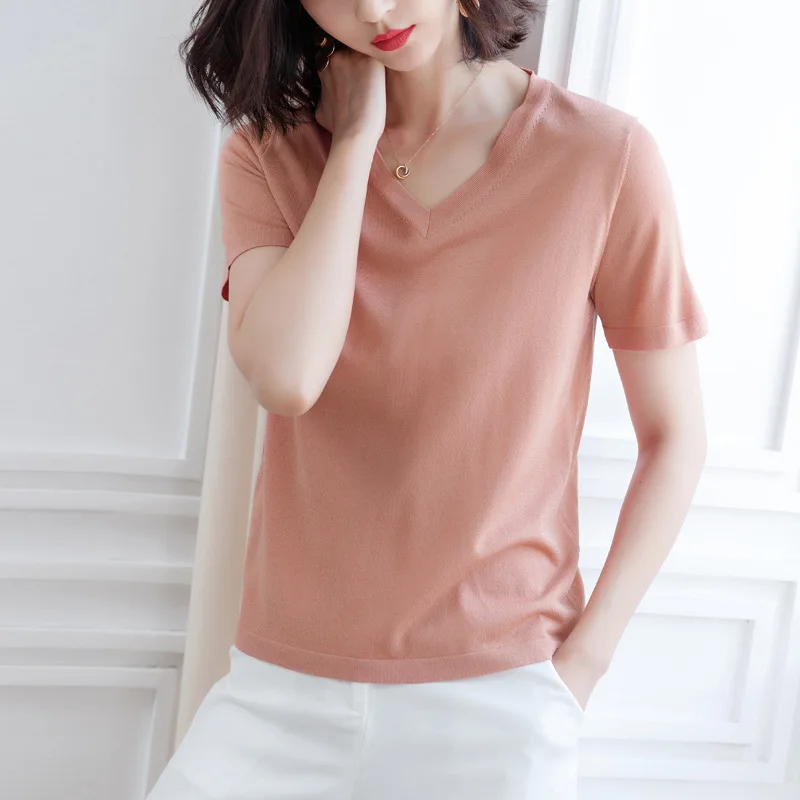 Tencel Wool New Spring Short-sleeved Shirt Foreign Air Fairy Fan Loose Thin T-shirt Female Ulzzang Korean Clothes Chemise Femme
Tencel Wool New Spring Short-sleeved Shirt Foreign Air Fairy Fan Loose Thin T-shirt Female Ulzzang Korean Clothes Chemise Femme