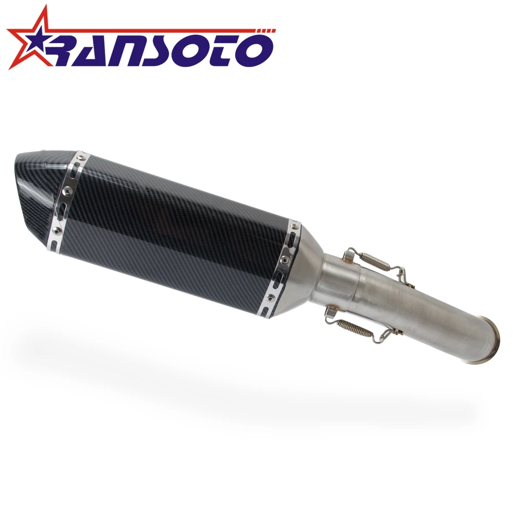 RANSOTO Motorcycle Exhaust System Slip On Middle Pipe Link Muffler For KTM DUKE 390 250 125 DUKE390 RC390 2017 2018 Slip-On
RANSOTO Motorcycle Exhaust System Slip On Middle Pipe Link Muffler For KTM DUKE 390 250 125 DUKE390 RC390 2017 2018 Slip-On