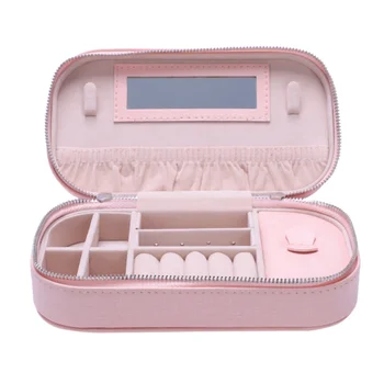 LUDA 17x5x10Cm Jewelry Box Portable Travel Jewelry Organizer Case Leather Storage Jewelry Case With Mirror Jewelry Display Box
LUDA 17x5x10Cm Jewelry Box Portable Travel Jewelry Organizer Case Leather Storage Jewelry Case With Mirror Jewelry Display Box