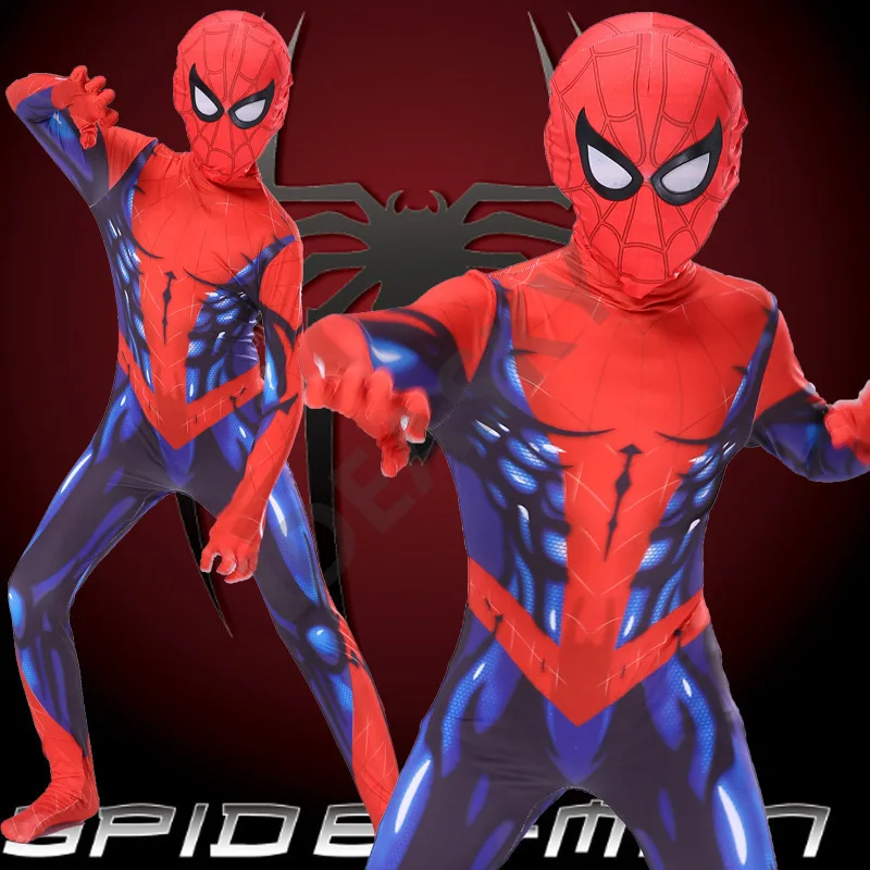 Детский костюм Человека паука для мальчиков MK IV PS4 мужской косплея zentai взрослых ps4