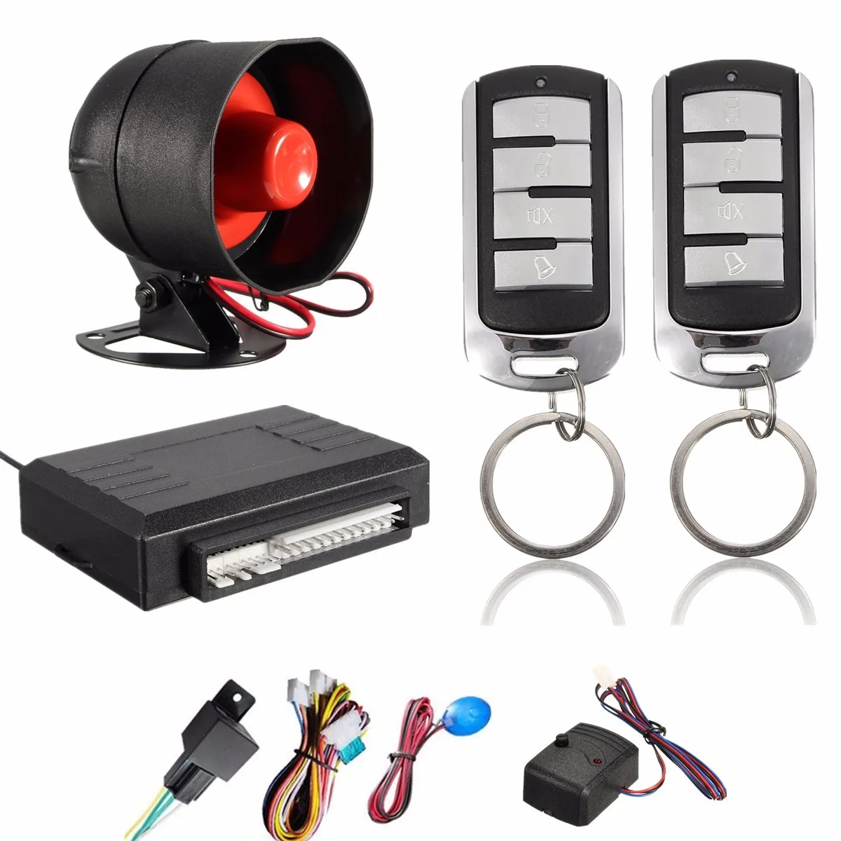 360 Degree Universal Car Remote Control Central Locking System Kit Car Security Alarm Immobiliser Shock Sensor for 2 Doors
360 Degree Universal Car Remote Control Central Locking System Kit Car Security Alarm Immobiliser Shock Sensor for 2 Doors