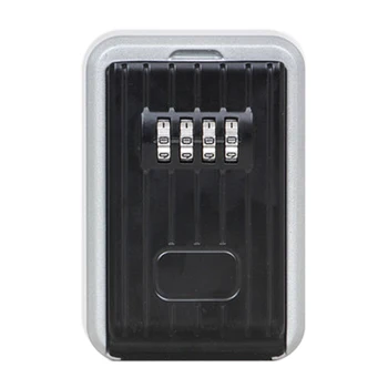 Wall-Mounted Safe Password Key Storage Box Aluminium Alloy Organizer Safe Security With 4 Digit Combination Password Door Lock
Wall-Mounted Safe Password Key Storage Box Aluminium Alloy Organizer Safe Security With 4 Digit Combination Password Door Lock