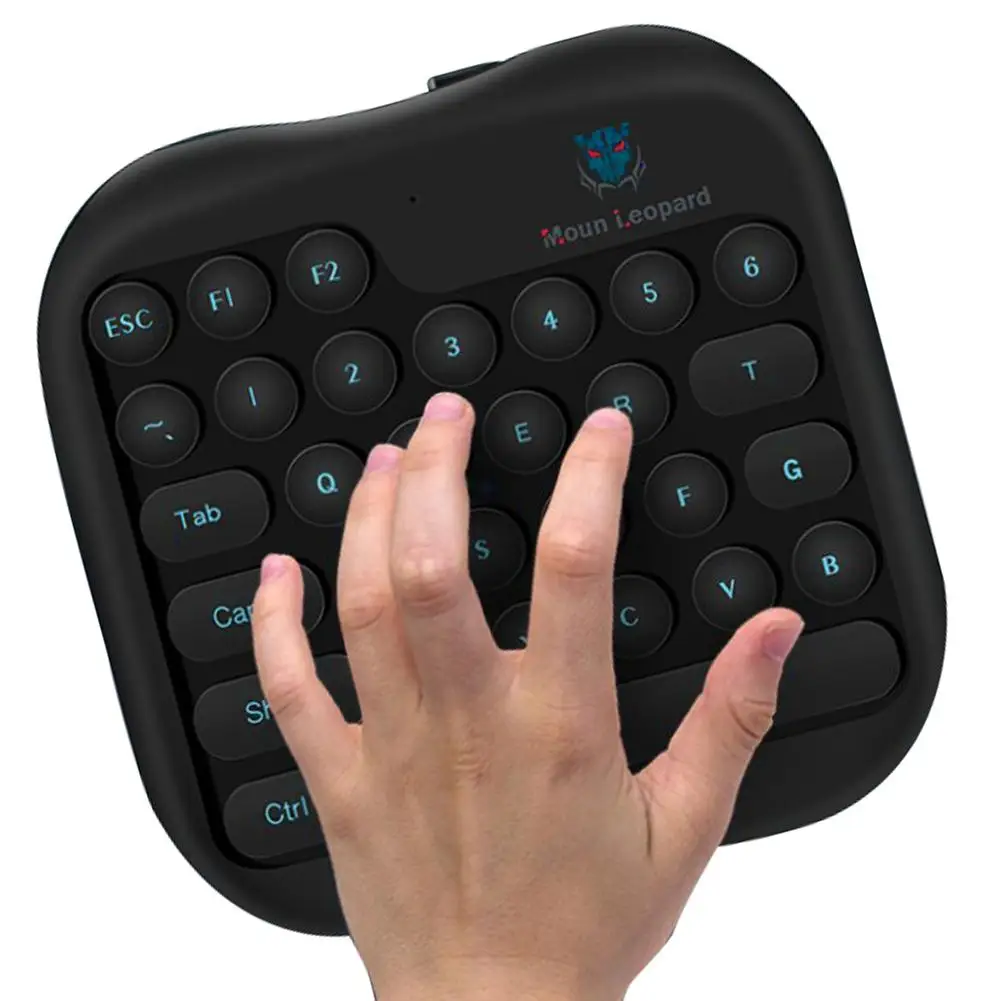 Hot Sale One-handed Mechanical Gaming Keyboard RGB LED Backlit SADES Portable Mini Gaming Keypad For Android Smartphones
Hot Sale One-handed Mechanical Gaming Keyboard RGB LED Backlit SADES Portable Mini Gaming Keypad For Android Smartphones