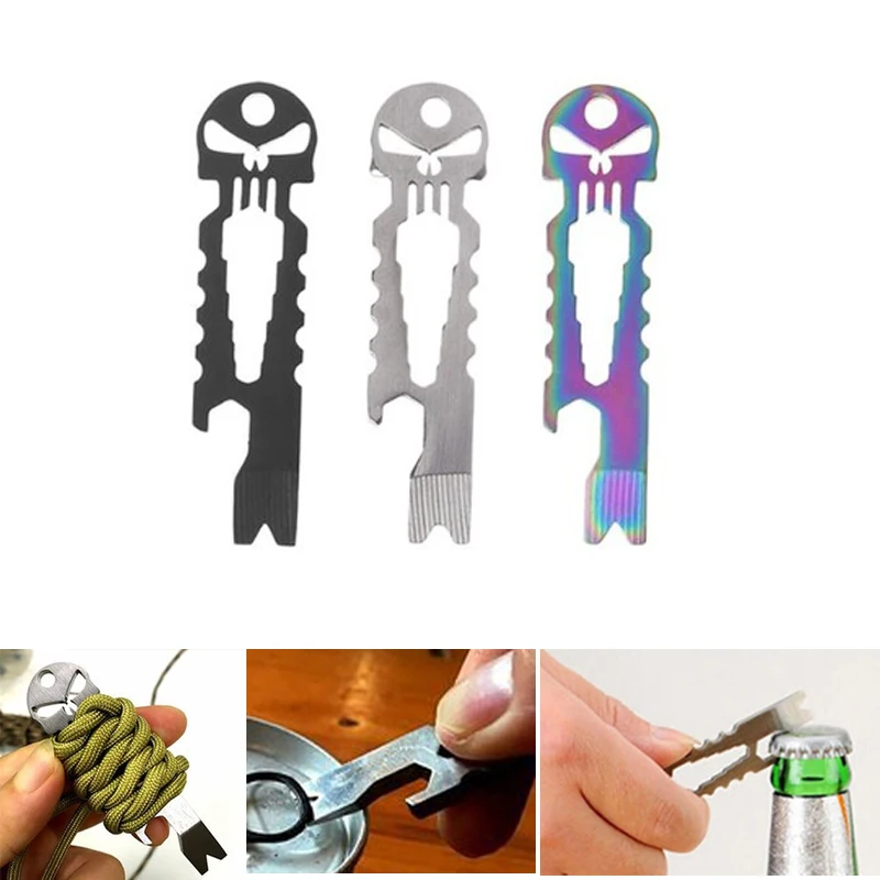 Beer Bottle Opener Prybar Pry bar Crowbar pendant keyring gadget camp hike outdoor Skull multi pocket tool
Beer Bottle Opener Prybar Pry bar Crowbar pendant keyring gadget camp hike outdoor Skull multi pocket tool