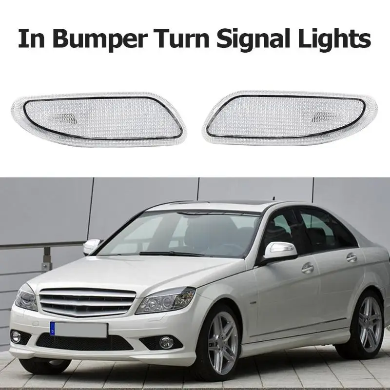 VODOOL 2Pcs LED Fender Left Right Side Marker In Bumper LED Turn Signal Light Lamp For Mercedes Benz W203 2001-2007 Car Styling
VODOOL 2Pcs LED Fender Left Right Side Marker In Bumper LED Turn Signal Light Lamp For Mercedes Benz W203 2001-2007 Car Styling